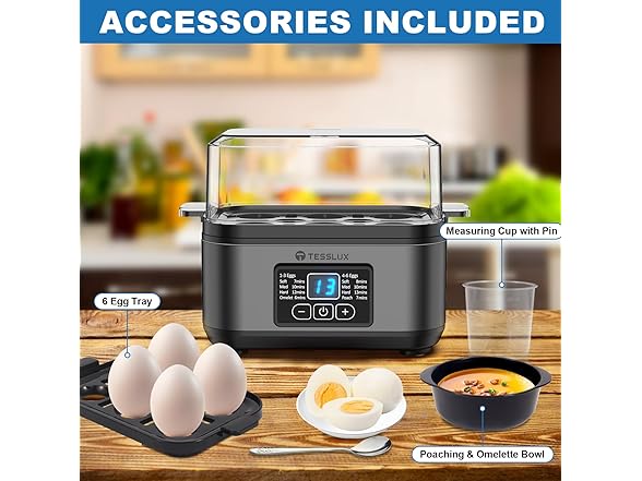 Rapid Egg Cooker Gray