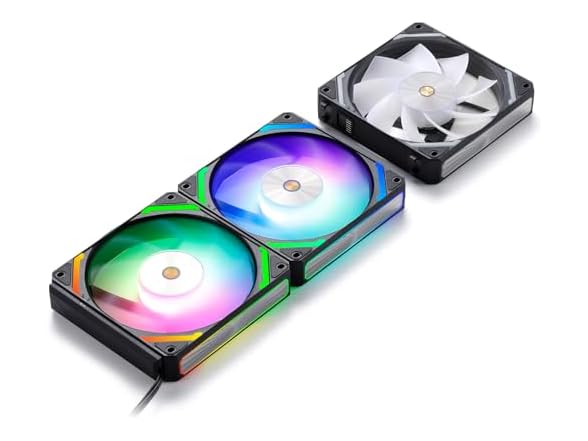 LTC 120mm PC Case Fan, ARGB, Black