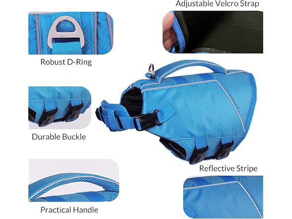 ASENKU Dog Life Jacket