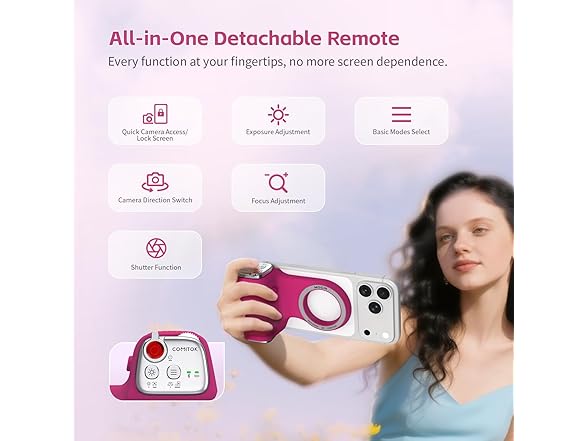 COMITOK MOCA iPhone 17 Pro Camera Grip