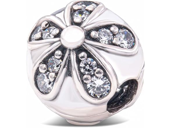 PANDORA 791493CZ Dazzling Daisies Clip (Open Box)