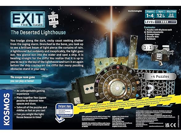 EXIT: The Deserted Lighthouse (With Jigsaw Puzzle)