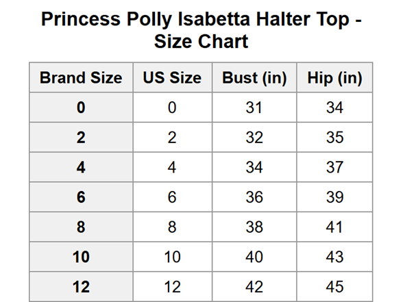 Princess Polly Isabetta Halter Top