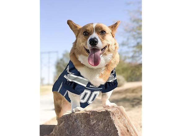 NFL Dallas Cowboys Dog Jersey, Small