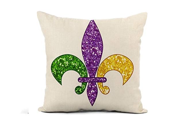 Awowee Flax Throw Pillow Cover Gras