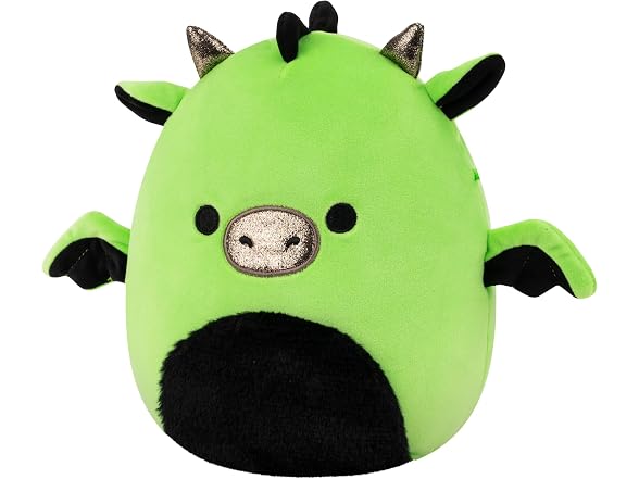 Squishmallows Original 8in Excalibur the Neon Green Dragon