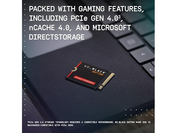 (NEW) WD Black SN770M 1TB M.2 2230 NVMeSSD