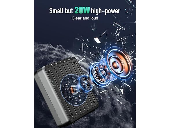 SHIDU 20W Voice Amplifier Wireless Lavalier