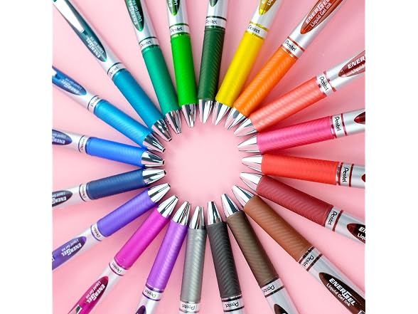 Pentel EnerGel x Gel-Ink Roller Ball Pens wit