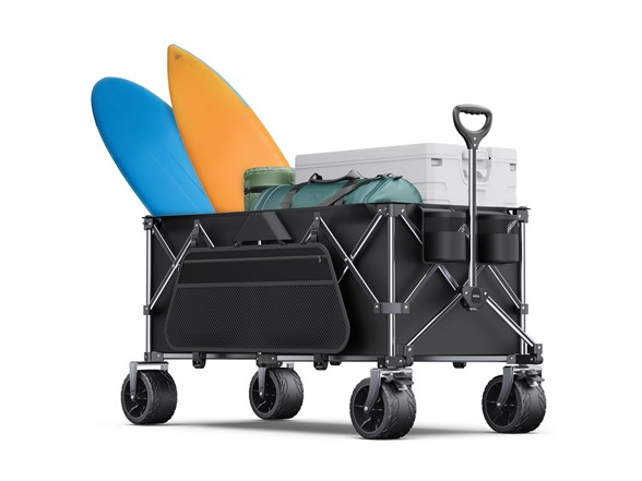 Everyfun Collapsible Wagon Cart w/ Big Wheels
