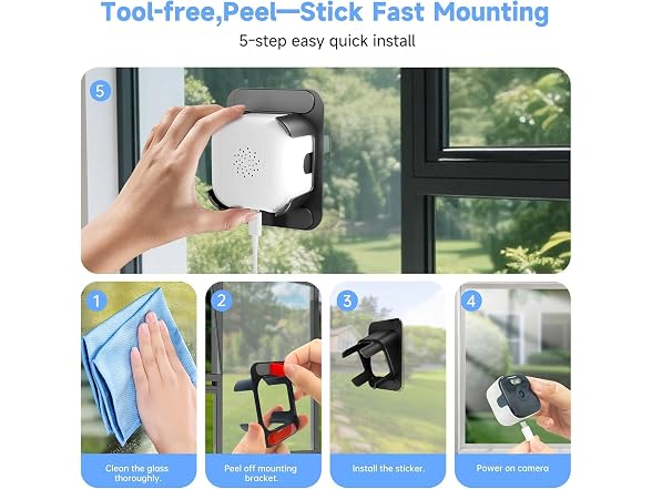 AXB Window Security Camera for Home - Gallery 8