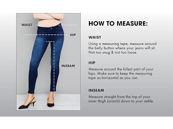 1822 Denim Women (27 Tall) 34" Long Mid-Rise Jeans