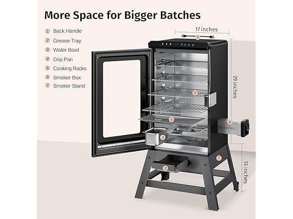  EAST OAK Ridgewood Pro 30" Electric Smoker