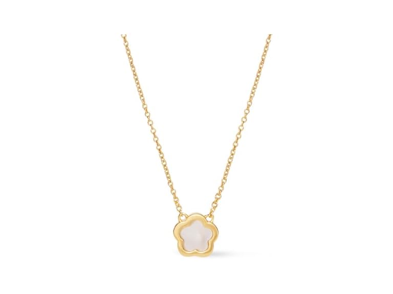 Ana Luisa Pendant Necklaces for Women - 14K Gold Plated and Silver Rhodium Necklace - Pearl, Heart, Circle, Moonstone, Gemstone, Knot Charm Styles - Hypoallergenic, Dainty, Trendy Layering Necklaces