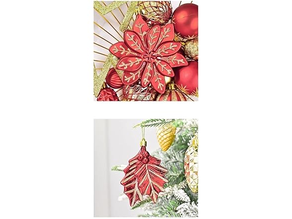 Taberoater 106PCS Christmas Ornaments