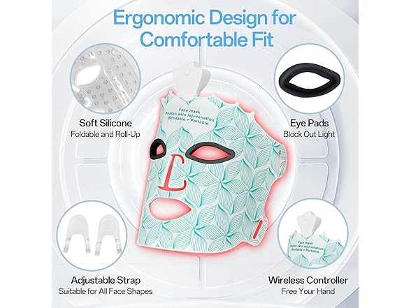 Facego Red Light Mask