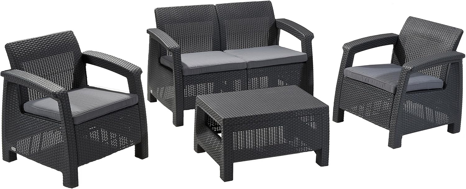 Keter Corfu Outdoor Patio Set, 4-Piece - Gallery 23