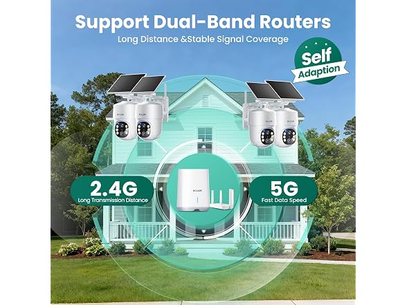 SOLIOM 4 Pack 4 MP Security Cameras