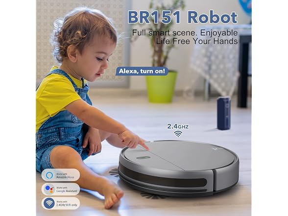 MAMNV Robot Vacuum and Mop Combo
