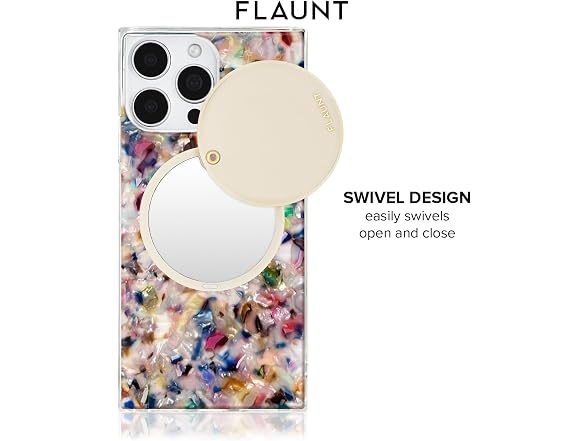 FLAUNT MagSafe Compact Makeup Mirror with Slim