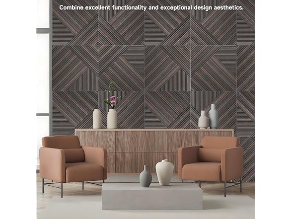 TO-TH Acoustic Panels Rustic Walnut