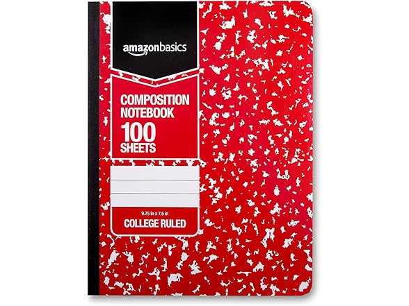 Amazon Basics Amazon Basics College Ruled Composition