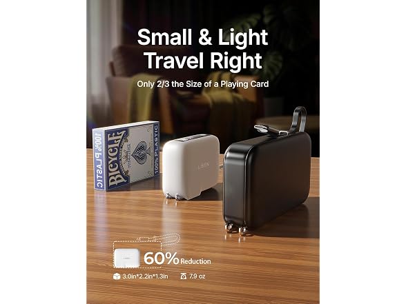 LISEN Mini 3-in-1 Portable Charger