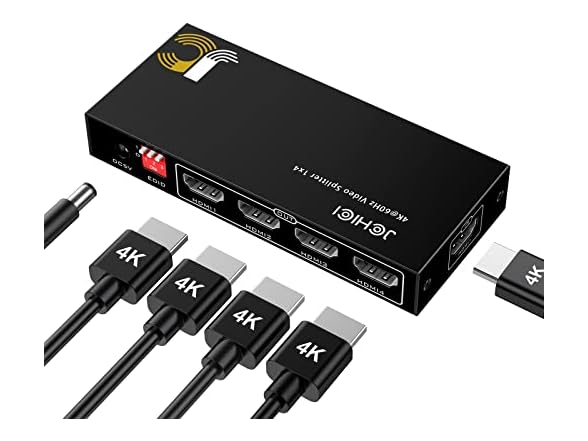 HDMI Splitter 1 In 4 Out 4K 60Hz