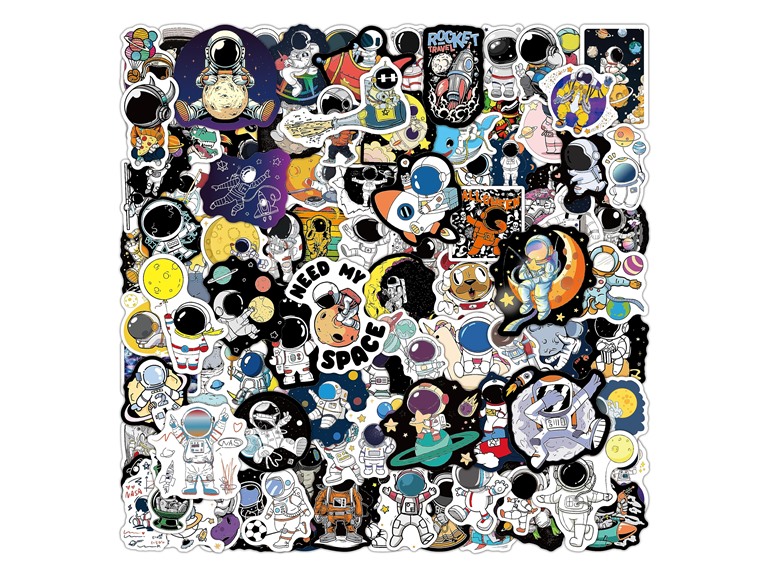 Stickers 200 pcs (Space)