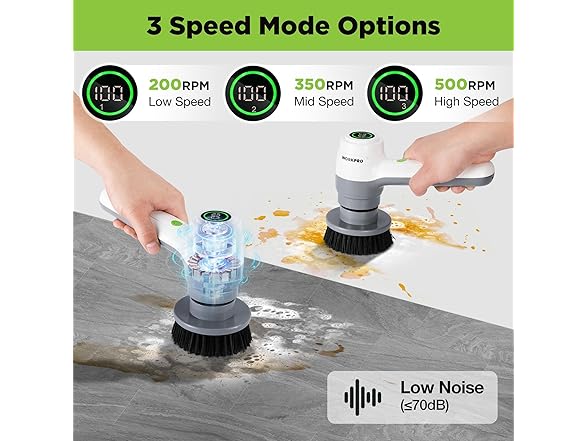 WORKPRO 8V Electric Spin Scrubber