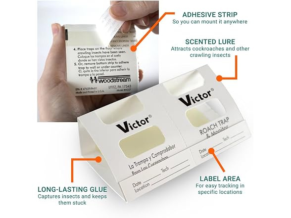 Victor Roach Monitor Glue 150 Traps