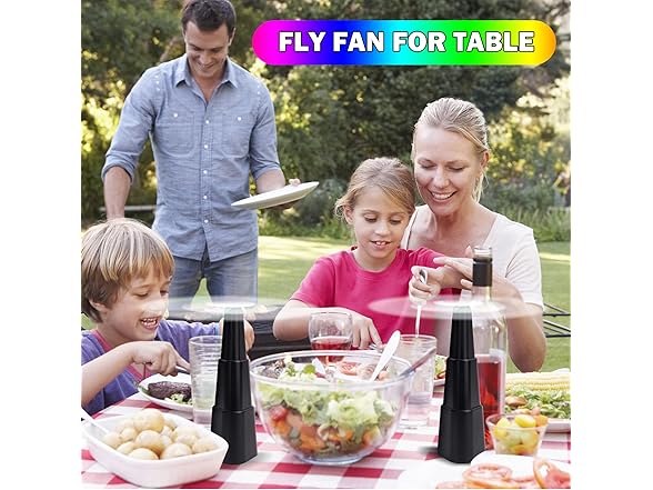 Fly Fans for Tables, 4 Pack