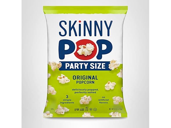 SkinnyPop Popcorn, Original, Whole Grain 8oz