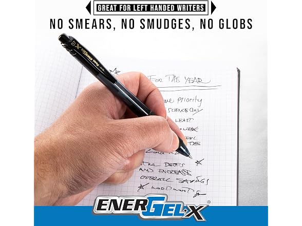 Pentel EnerGel-X Retractable Liquid Gel Pen, 0.5mm, Fine Line