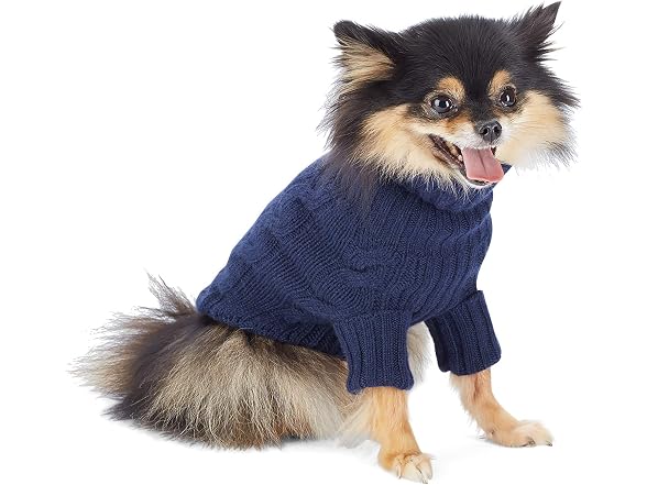 Cashmere Pet Sweater with Sleeves for Dogs &
