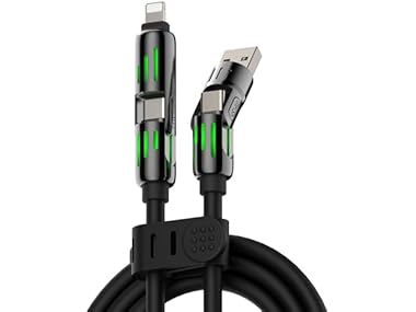 $7.99, Was $22.43, 64% Off! Mfish 4-in-1 USB Charging Cable dealfomo