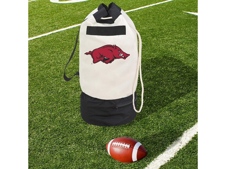 Smart Design Collegiate Heavy Duty Duffel Bag with Two Compartments 15 x 30 inch Canvas Officially Licensed Logo