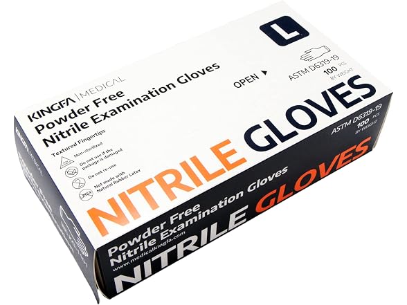 KINGFA Nitrile Medical Exam Gloves 510k Powder