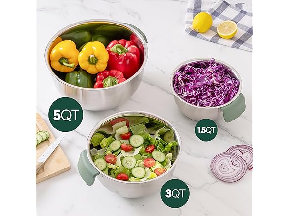 COOK WITH COLOR Mixing Bowls Set