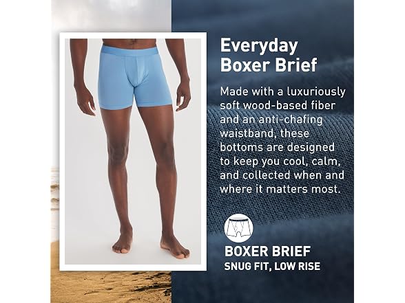 ExOfficio Men (XXL) Everyday Boxer Brief Riviera
