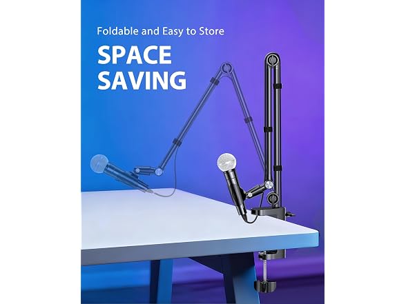 UBeesize Microphone Boom Arm, Aluminum