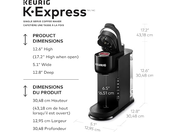 Keurig K-Express Single Serve K-Cup Pod Coffee Maker