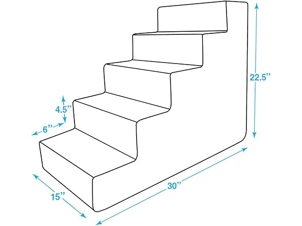 Best Pet Supplies Dog Stairs & Steps - Foam Steps