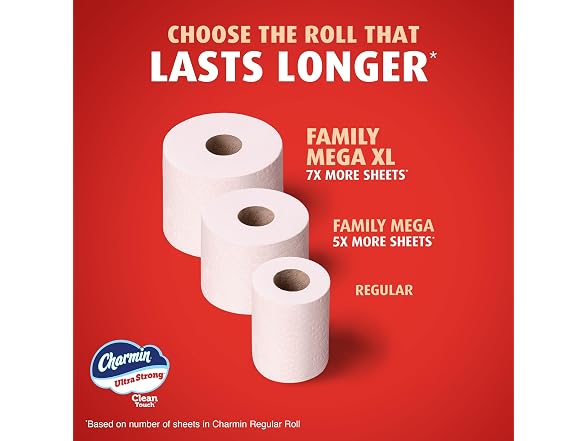 Charmin Ultra Strong Clean Touch 2 Ply Toilet