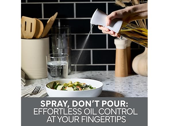 COOK WITH COLOR Glass Oil Sprayer
