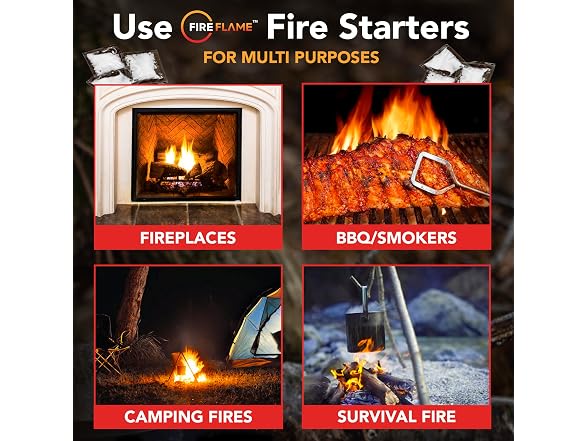 Fireflame Instant Fire Starter 100Pk