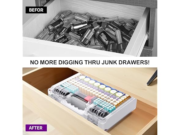 Tututry 262+ Battery Organizer Box