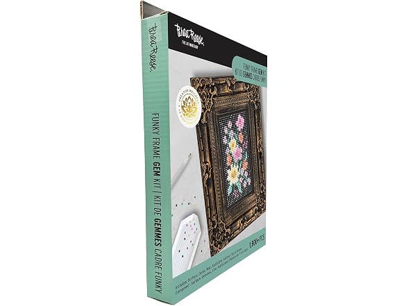 Brea Reese Funky Frame Gem Kit - Floral, 6x8 Diamond Painting