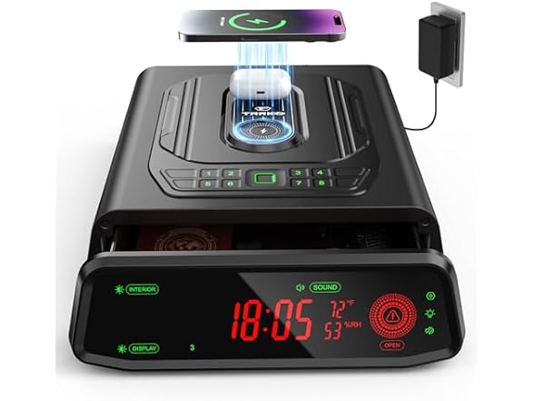 TRRKO Biometric Gun Safe for Handgun