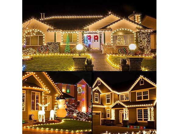 Brightown C9 Christmas Lights Outdoor 2 Pack - Total 162 FT 200 LED